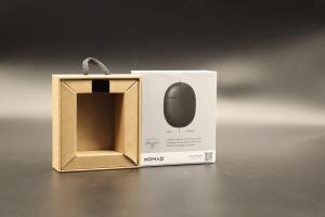 Quality Embossing Eco Friendly Packaging , Kraft Tray Box 2PMS 4C Printing , FSC paper string hang tab wholesale