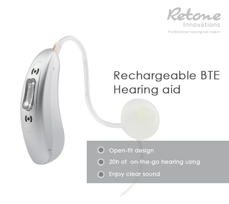 14mm Completely In Canal Hearing Aids 40dB Tiny Hearing Amplifiers