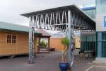 Light Steel Frame Structure Fireproof Metal Car Sheds / Waterproof Car Storage