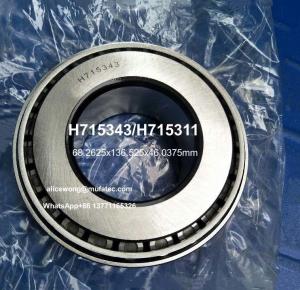 Quality Automotive Bearings H715343/H715311 Inch Taper Roller Bearings 68.2625x136.525x46.0375mm wholesale