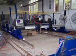 220V CNC Plasma Flame Cutting Machine 4000mm For Steel Plate Sheet