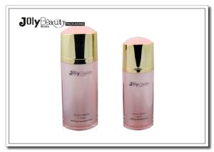 Quality 60ml / 120ml Skincare Plastic Empty Lotion Bottles Blue Acrylic Bottles wholesale