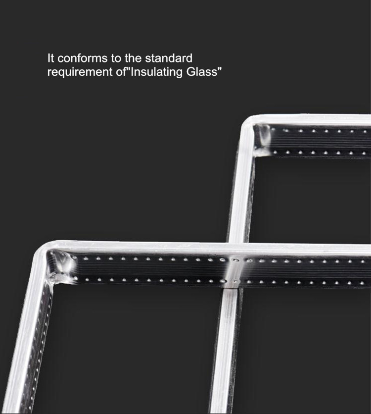 High purity shine aluminium spacer for glass morden door window accessories