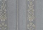 Economical Concise European Style Wallpaper , Striped Damask Embossed Wall