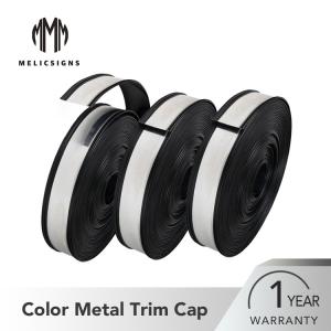 Quality Weatherproof Black Sign Channel Letter Trim Cap High Strength wholesale