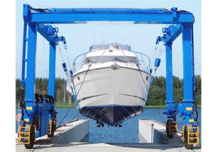Quality ISO SGS 30 Ton Marine Straddle Boat Hoist Crane Customized wholesale