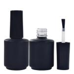 10ml Black Nail Polish Bottle Gel 7.6*3,2cm With Screw Cap