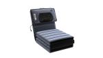 Heated Massage Mattress Pad ROHS Body Massage Mat 3 Intensity Levels