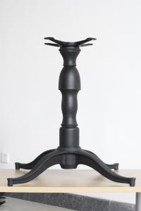 Quality Vintage Table base Cast Iron Table leg Fancy Table feet 3 prongs Powder Coat wholesale