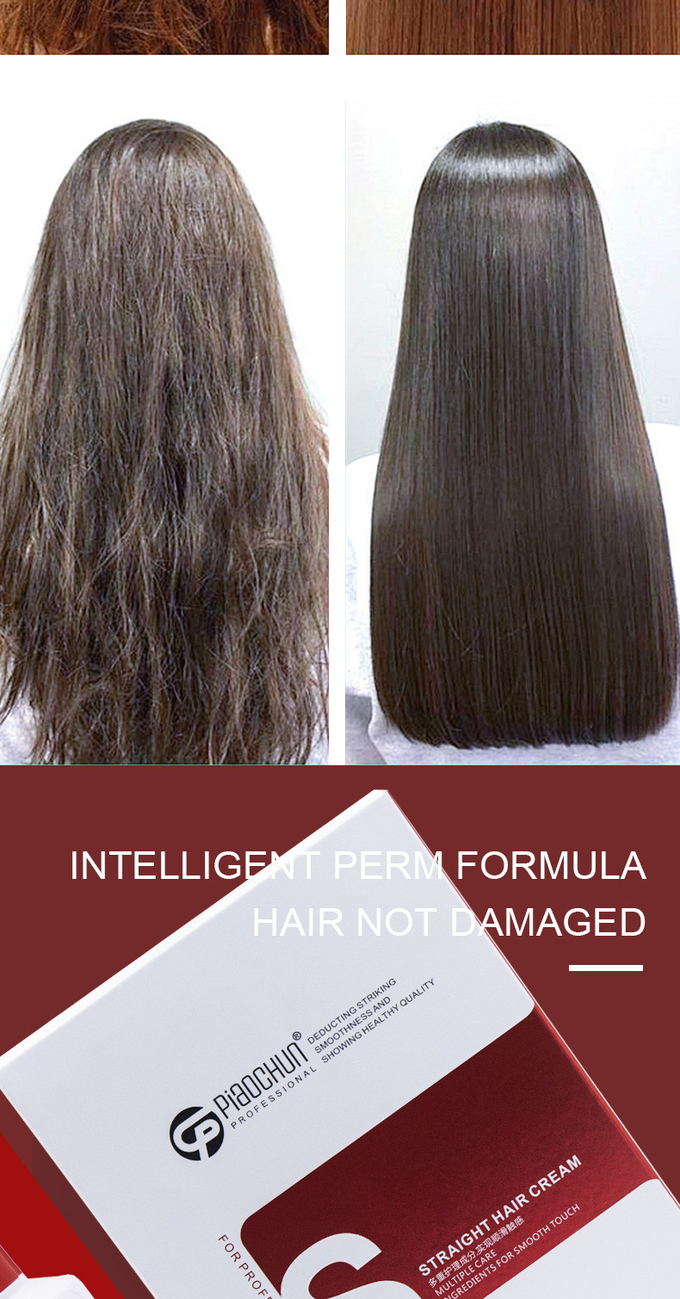 Salon Use Hair Protector Cream For Straightening , Frizz Control Cream Long Lasting