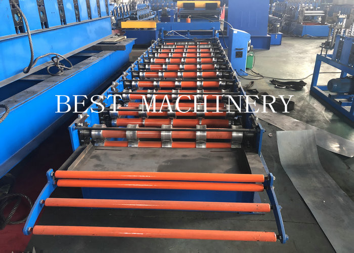 3KW Chain Driven Metal Roofing Sheet Making Machine With PLC Control System