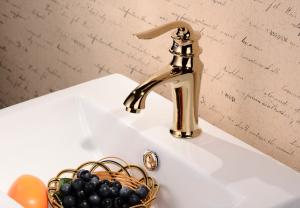 Quality Bathroom accessories chrome plated brass single handle bathroom faucet wholesale