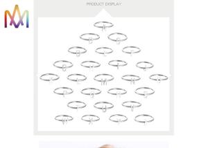 Quality OEM ODM Available A-Z Alphabet Personalized Jewelry Ring wholesale