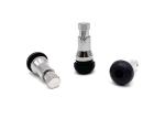 Chrome Sleeve Tubeless Snap In Valve Stem , Aluminum Valve Stems TR413AC