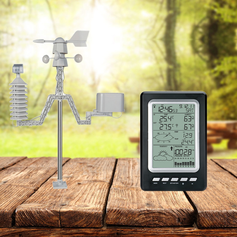 Solar PV Station With Data Logger Automatic Wireless Professional Weather Station