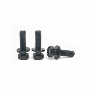 Quality External Hexagon Head Flat Spring Pad Combination Bolt Screw High Strength wholesale