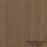 Reconstituted American Walnut Wood Veneer 0.15-0.60mm Customized Service Quarter