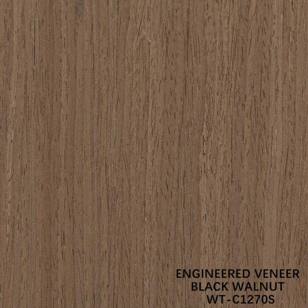 Reconstituted American Walnut Wood Veneer 0.15-0.60mm Customized Service Quarter