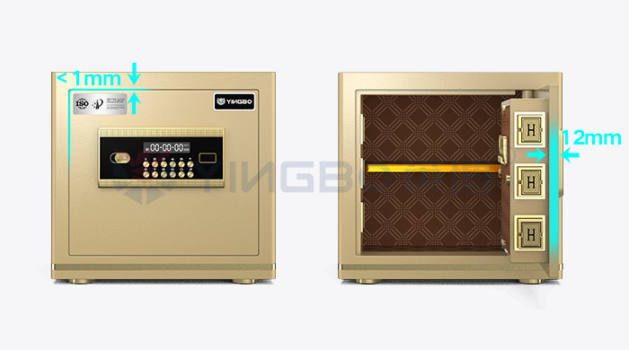 Electronic Lock Luxury Office Safe Box Patented Bolts H350mm
