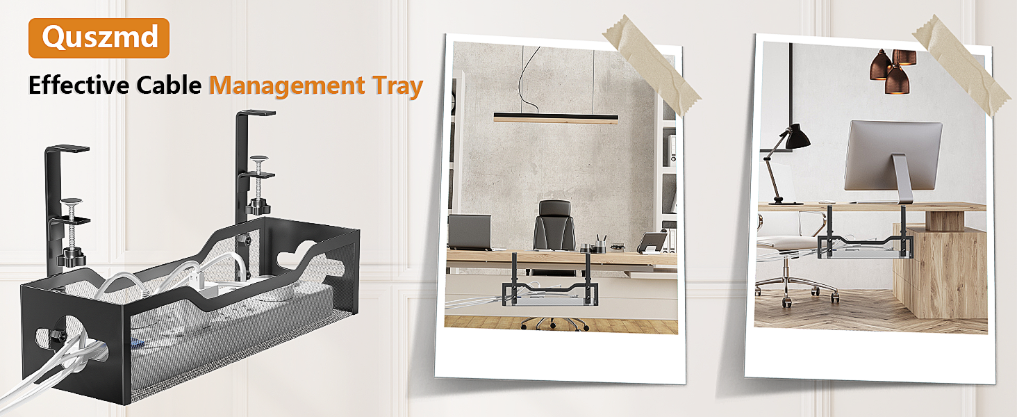 Custom Size Cable Duct Desk No Drilling Wire Management for Office Cable Concealment