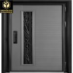 Fireproof Fashionable Stainless Steel Exterior Door CE Steel Insulated Entry