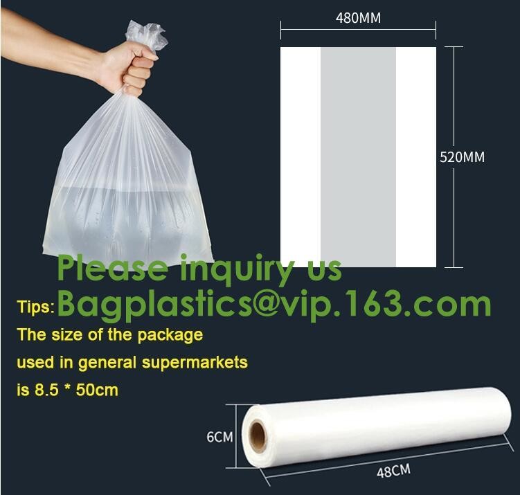 Heavy Duty Compostable T-shirt Handle Tie Plastic Roll Garbage Bags Trash Bags, t shirt carry bags, bagease, bagplastics