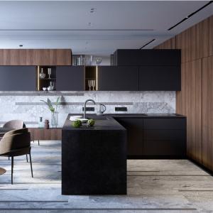 Quality PVC Wooden Modular Kitchen Cabinets wholesale