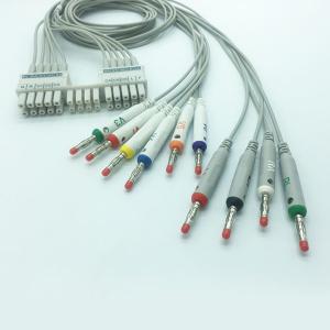 Quality Mortara 90cm Banana Plug 10 Lead Ecg Holter Cable wholesale