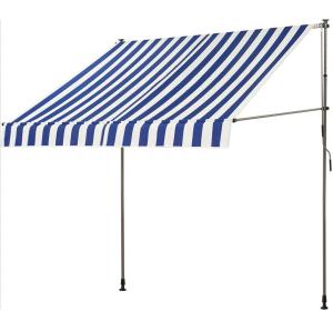 Quality Clamp Awning 150 X 130 Cm, Stripe, Patio Canopy Sun Protection, Height From 200-300 CM wholesale