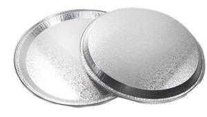Quality Round 12&quot; Flat Aluminum Foil Catering Tray Work Home Packing wholesale