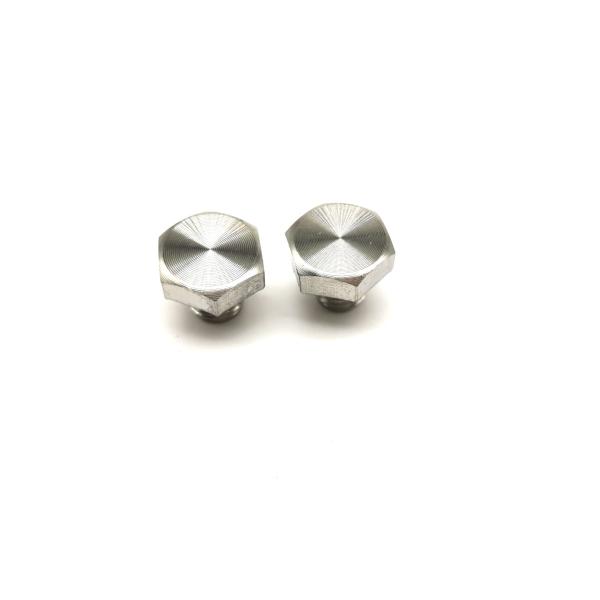 M8X7 Stainless Steel Decorative Screws For Wheel HEX12.8mm Head Height Color