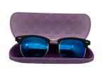 Green Purple Glasses Packing Plastic Spectacle Case