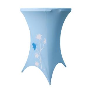 Quality Stretch Fabric Trade Show Tablecloths With Logo Waterproof Wrinkle Resistant wholesale