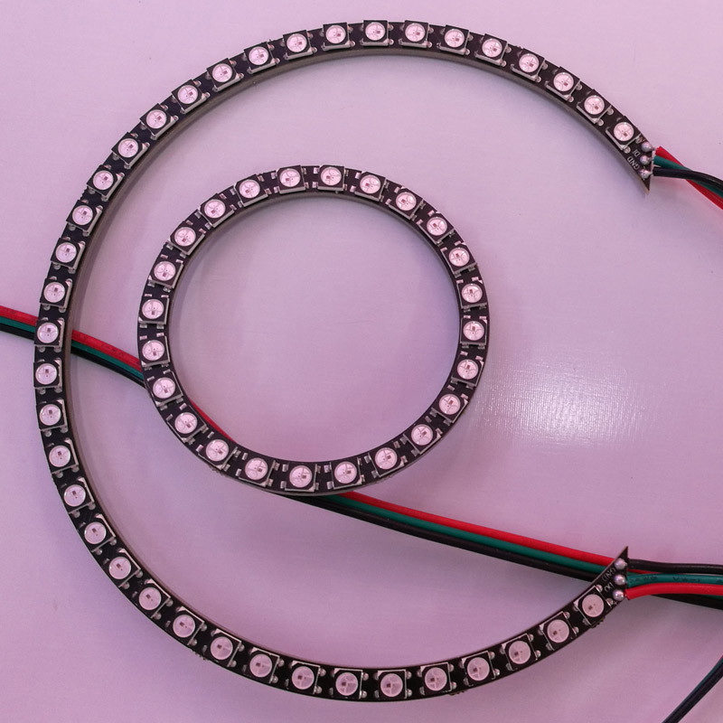 DC5V 5050 RGB LED Color Program Controllable Full Color DIY LED Ring