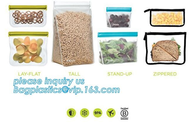 fresh food vegetable fruit roll packaging plastic flat pouch bag,zipper Seal pack Embossing Vacuum Bag for Fresh Food