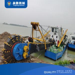 Quality Model 18 Inch Bucket Wheel Suction Dredger For Dredging Depth 15m wholesale