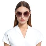 Oversized Metal Frame Sunglasses CE , Square Women'S Polarized Sunglasses