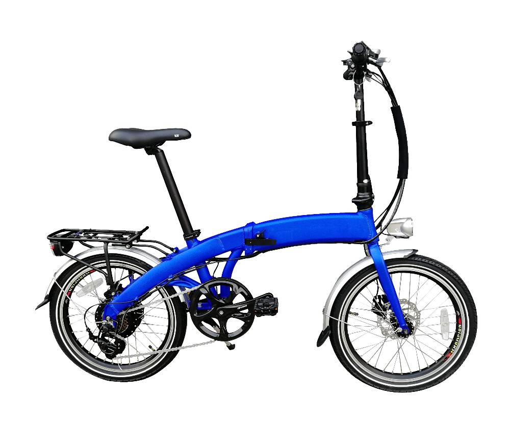Convenient 20 Inch Wheel Electric Folding Bike 6 Speed With 36V 7.8Ah Lithium Battery