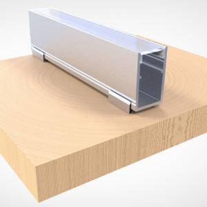 Quality Furniture Strip Lighting Channel Anodized 15*25mm Aluminium Profile For LED Strip wholesale