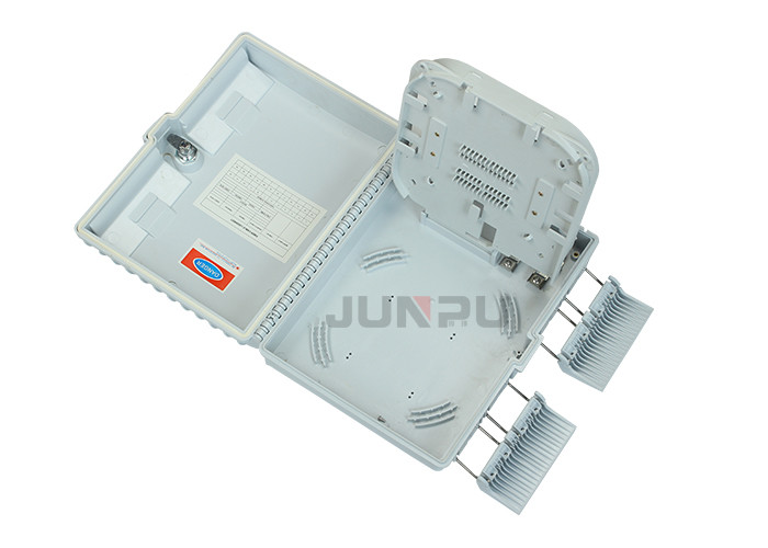 Wall Mounted Fiber Optic Distribution Box PC+ABS/PP+GF material