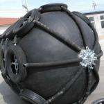 2.0*3.5M Floating Pneumatic Rubber Fenders 50kPa 80kPa For Ship Docking