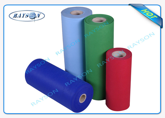 Hard Soft Black White Blue Polypropylene Non - woven Fabric / Spunbond Fabric