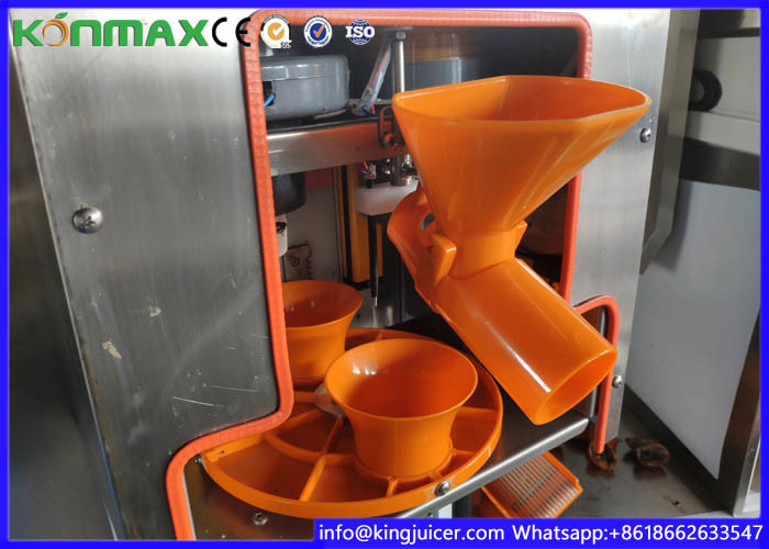 Automatic Orange Juice Vending Machine Credit Card / Bill / Coin / Apple Pay / Alipay Operated