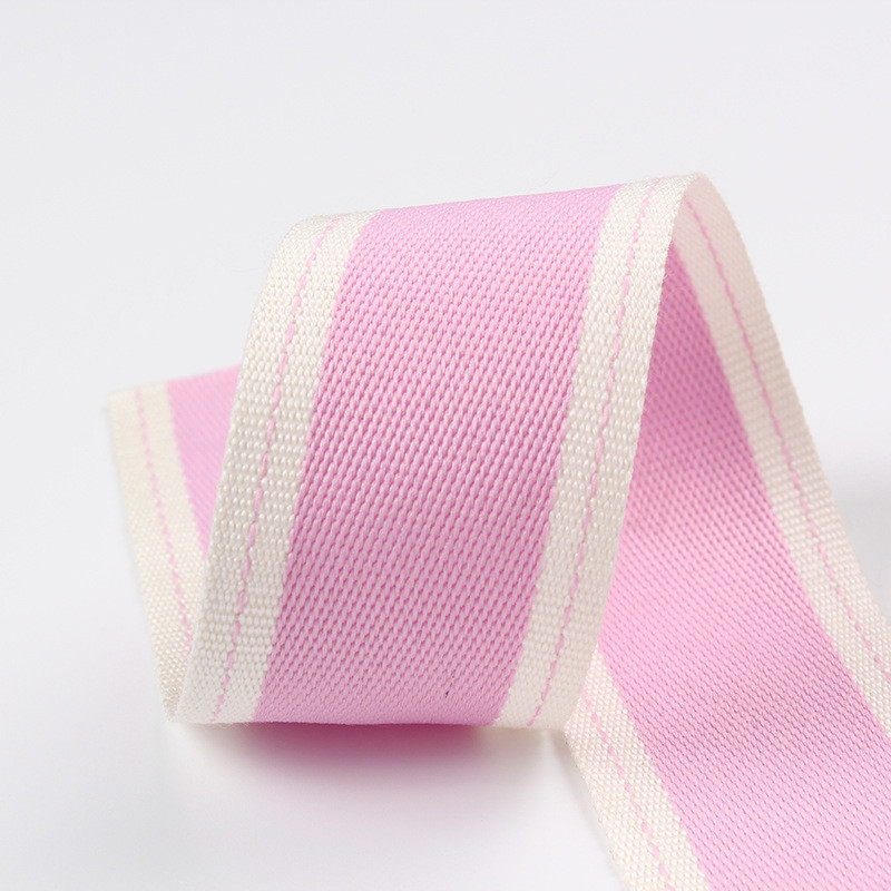Stitched Edge Polyester Ribbon 6mm-40mm Poly Ribbon Rolls Green Red