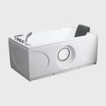 Alkali Free Fiberglass Custom Freestanding Bathtub Whirlpool Bubble Air Massage