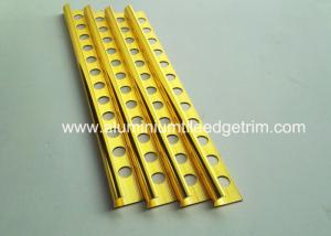 Quality 10mm Round Edge External Corner Tile Trim Bright Polished Golden Effect wholesale