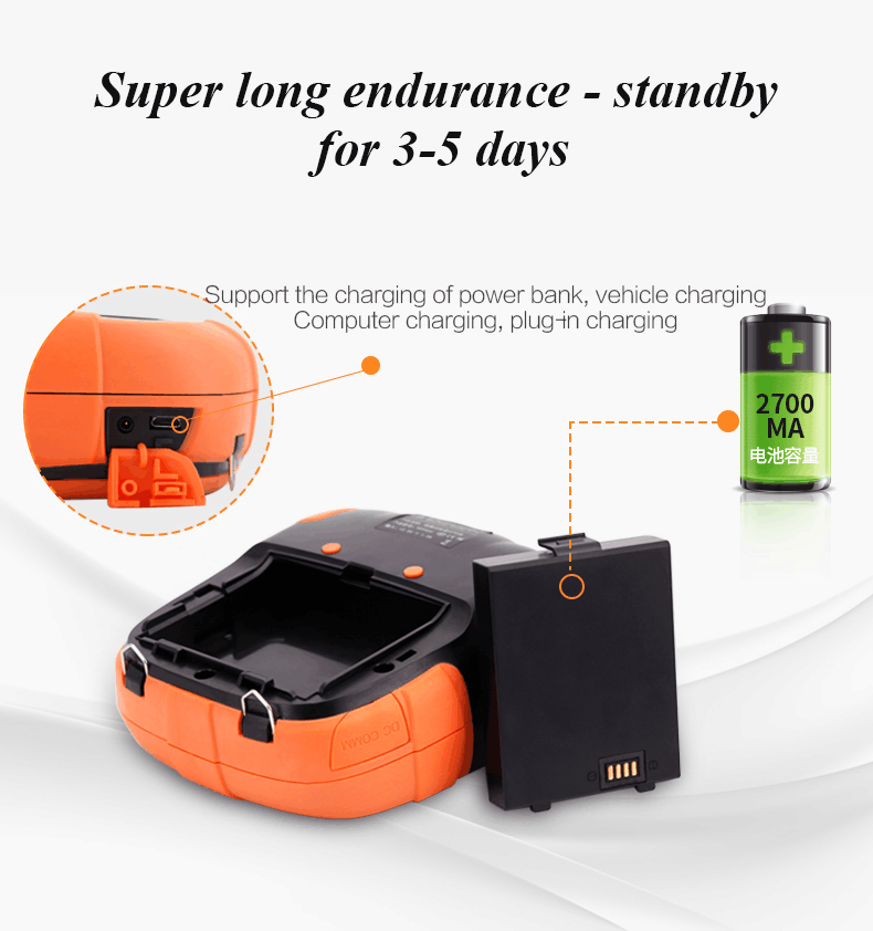 80mm Mini Portable Printer Handheld RPP320 For Label Printing And Barcode Printing