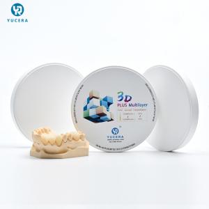 Quality A1 A2 3D 1050MPA Dental Zirconia Block For Laboratorio Dental wholesale