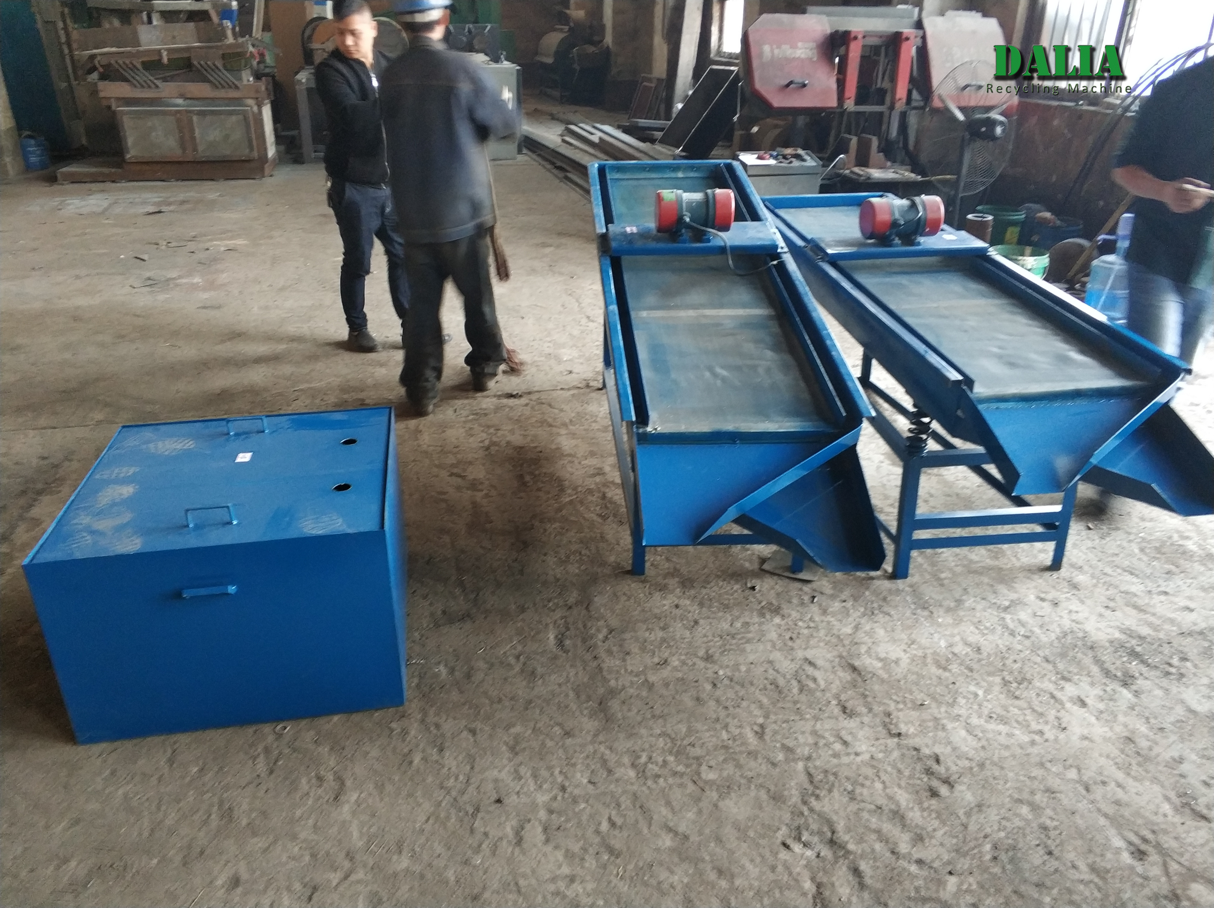 High Durability Copper Wire Granulator Magnetic Separating System 110V - 460V