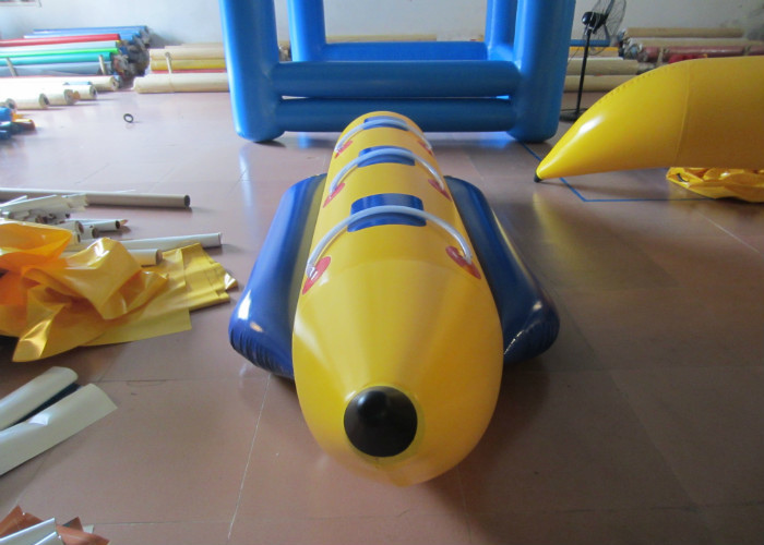 Inflatable Water Banana Boat Towables for water park Small Blow Up Banana Boat Water Toy for children